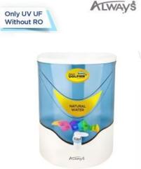 Always AQUA DOLPHIN Without RO 10 Litres UV + UF + Minerals + Copper Water Purifier