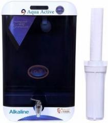 Aqua Active Glory Black Alkalin 15 Litres RO + UV + UF + TDS Water Purifier