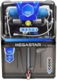 Aqua Megastar Black Alkaline Full Transparent 12 Litres RO + UV + UF + TDS + Alkaline Water Purifier