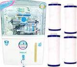 Fedula AQUA ZP AQUA RO UV UF TDS MINIRAL Candal 4pc Green Waterpurifier 12 Litres RO + UF + UV + UV_LED + TDS Control Water Purifier