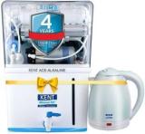 Kent 116141 8 Litres RO + UV + UF + TDS Control + Alkaline + UV In Tank Water Purifier Suitable For All Borewell, Tanker, Municipality Water