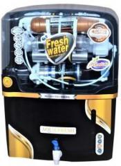 Aqua Fresh NB GOLD COPPER+ALKALINE+RO+ORIGINAL UV+TDS 100 GPD PUMP 12 Litres WHITE AUTOMATIC ELECTRICAL BOREWELL 3000 TDS MEMBRANE BEST HOME WATER PURIFIER 15 Litres RO + UV + UF + Minerals + Copper Water Purifier