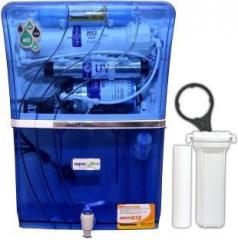 Aqua Ultra Blue Sea RO+11W UV Made In Italy +B12+TDS Contoller Water Purifier 14 Litres RO + UV + UF + TDS Water Purifier