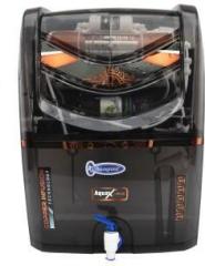 Aquagrand AquaXCrux Black Model With Copper Filter 12 Litres RO + UV + UF + Copper + TDS Control Water Purifier