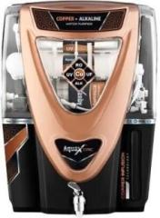 Aquagrand Epic Black Fully Automatic RO With Copper 12 Litres RO + UV + UF + TDS + Copper Water Purifier