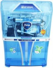 Aquagrand Shine Transparent Model purify Mineral ro+uv+uf+tds 12 Litres 12 L RO + UV + UF + TDS Water Purifier