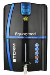 Aquagrand Storm LED Indicator With Copper Filter and Alkaline B12 Filter 12 Litres RO + UF + Minerals + Alkaline Water Purifier