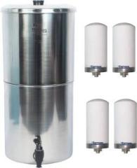 Ferrum ThamesPure 30 Litres 15L + 15L Stainless Steel Water Filter 30 Litres Gravity Based Water Purifier