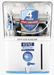 Kent Ace Extra/ Ace Alkaline 8 Litres RO + UV + UF + TDS Control + Alkaline + UV in Tank Water Purifier Suitable for all Borewell, Tanker, Municipality Water