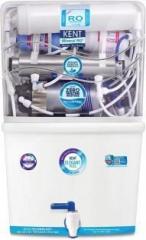 Kent ELEGANT PLUS ZWW 9 Litres MINERAL RO+UV+UF+TDS CONTROL+ UV LED IN TANK, WHITE 15LTR/HR 8 Litres RO + UV + UF + TDS Control + UV in Tank Water Purifier