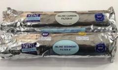 Kent Ro Spare Inline Sediment Filter and Carbon Filter 8inch 12000 Litres RO + UV + UF + TDS Water Purifier