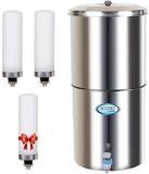 Konvio Non Electric Water Filter For Home With 2 + 1 Ceramic Cartridge 18L Storage 18 Litres Gravity Based Water Purifier