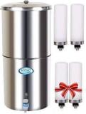 Konvio Steel Gravity 18 Litres With 4 Candel 18 Litres Gravity Based Water Purifier