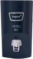 Livpure LIV PEP PRO STAR. 7 Litres RO + UV + UF + Minerals Water Purifier Suitable for all Borewell, Tanker, Municipality Water