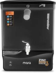 Marq By Flipkart AQUA BIZ BLACK TPT 12 Litres RO + UV + UF + TDS + ALK + Copper Water Purifier with Pre filter and BIS Certified