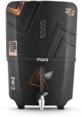 Marq By Flipkart Black Storm Ciaz 15 Litres RO + UV + CU Guard + Alkaline Enhancer + Mineral Water Purifier with Pre filter and BIS Certified