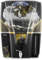 Marq By Flipkart ESC GOLDEN BLACK NEXT AUDI TPT 12 Litres RO + UV + UF + TDS + ALK + Copper Water Purifier with Pre filter and BIS Certified