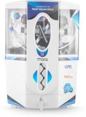 Marq By Flipkart Mini opel 12 Litres RO + UV + CU Guard + Alkaline Enhancer + Mineral Water Purifier