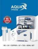 Pureworld Aqua Prime UV UF BOWL SET 15 Litres RO + UV + UF + Copper Guard + PH Enhancer Water Purifier