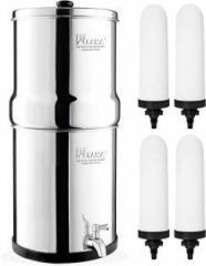 Rama 24 Litre Storage Capacity with 7 inch 2 Spirit Candle and Stainless Steel Tap 24 Litres Gravity Based Water Purifier